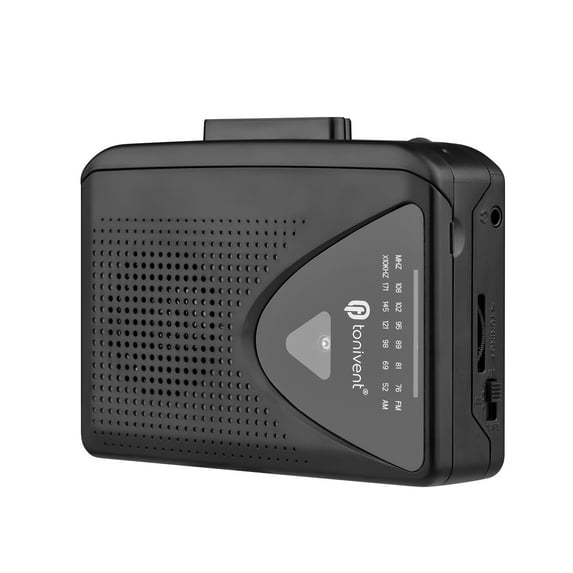 TONIVENT Cassette Player,TON009 Portable Cassette Cassette Player Radio Auto Reverse Stereo Tape Player Reverse Auto Stop Tape Player 3.5mm Player AM/ Radio AM/ Radio Auto Stop Stereo Tape
