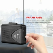 TONIVENT TON009 Portable Cassette Player AM/ FM Radio Auto Stop Mini Stereo Tape with 3.5mm Earphone Jack Adjustable Volume for Home School Travel