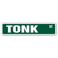 thumbnail image 1 of TONK Street Sign cat breed feline kitty kitten | Indoor/Outdoor |  36" Wide, 1 of 5