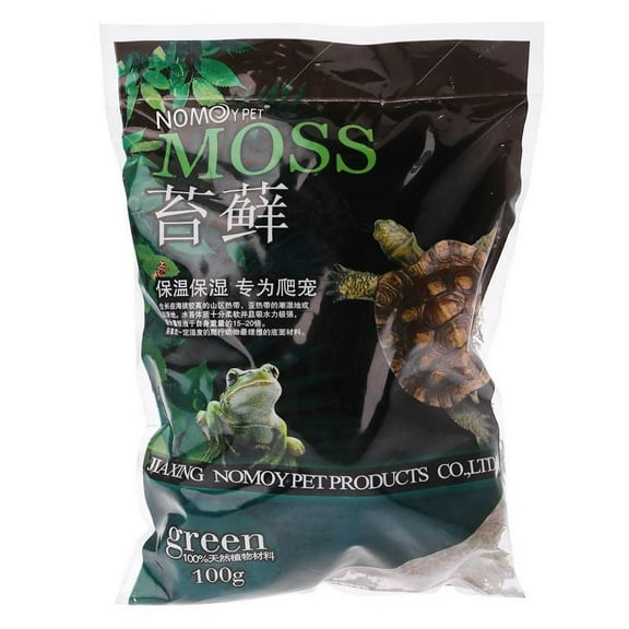 TONKBEEY Dried Moss Reptiles Terrarium Decoration for Tortoise Frog Lizards Habitat 100g