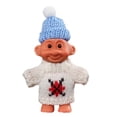 thumbnail image 1 of TONKBEEY Mini Troll Doll Lighter Protective Case Cute Lighter Cover with Costume & Hat, 1 of 19