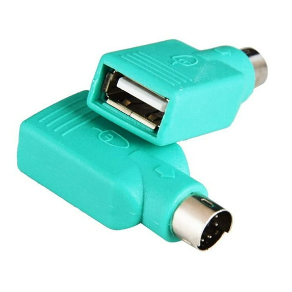 TONKBEEY USB A Female To PS2 Male Converter Computer Mouse Keyboard Connetor Plug