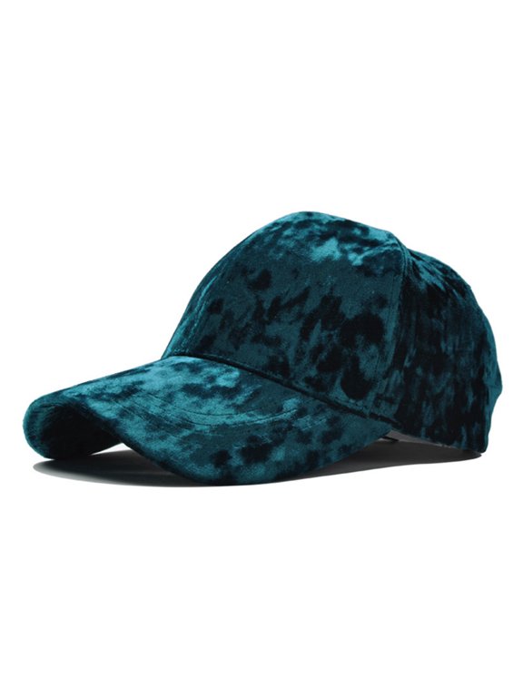 Velvet Baseball Cap Solid Color Sun Protection Outdoor Sports Snapback Dad Hat