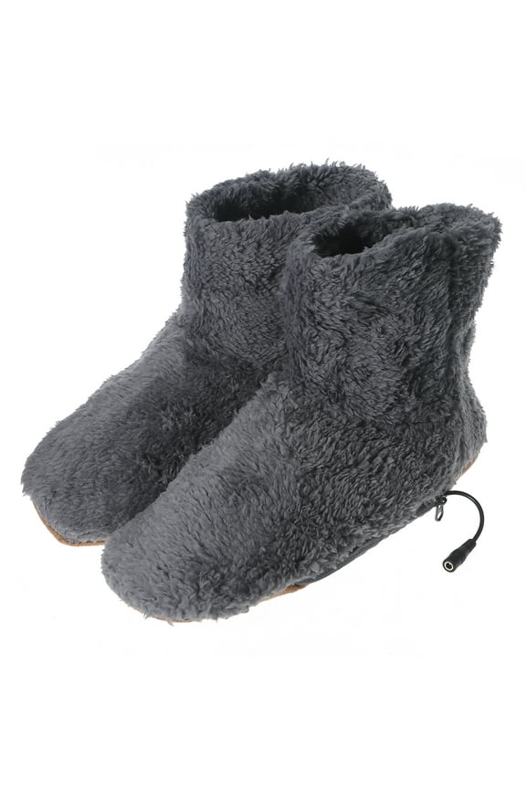 Winter Heating Shoes Sleep Heat Therapy Heated Massage Foot Warmer Slippers