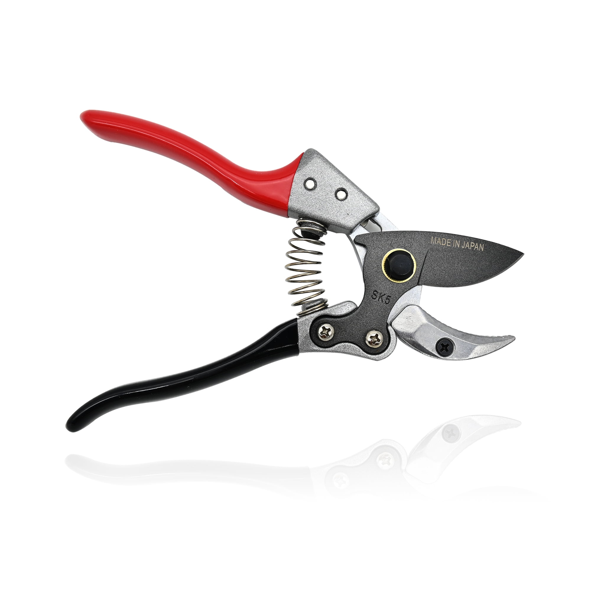 TOOLMOOM Garden Shears Professional Hand Pruners, Heavy Duty Bypass Pruning Shears (Red)