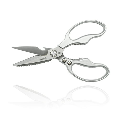 TONMA Kitchen Shears Heavy Duty, Multipurpose Stainless Steel Kitchen Scissors, Japanese Dishwasher Safe Food Cooking Scissors