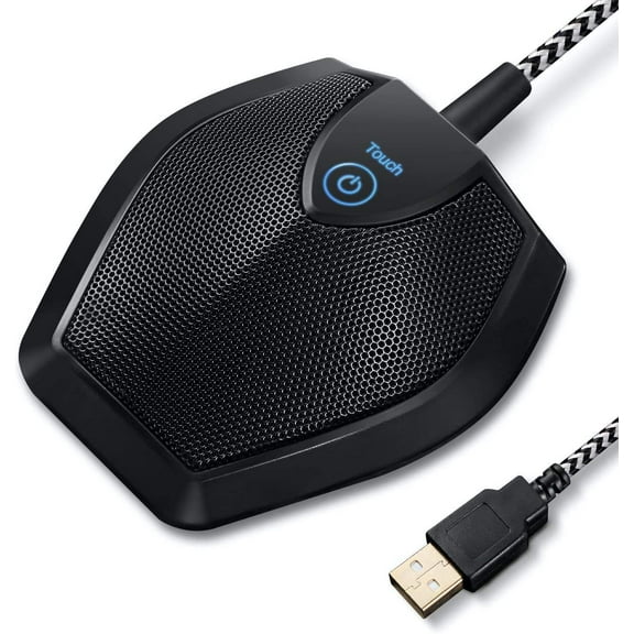 TONOR Conference USB Microphone, Omnidirectional Condenser PC Mic for Conference, Recording , G11