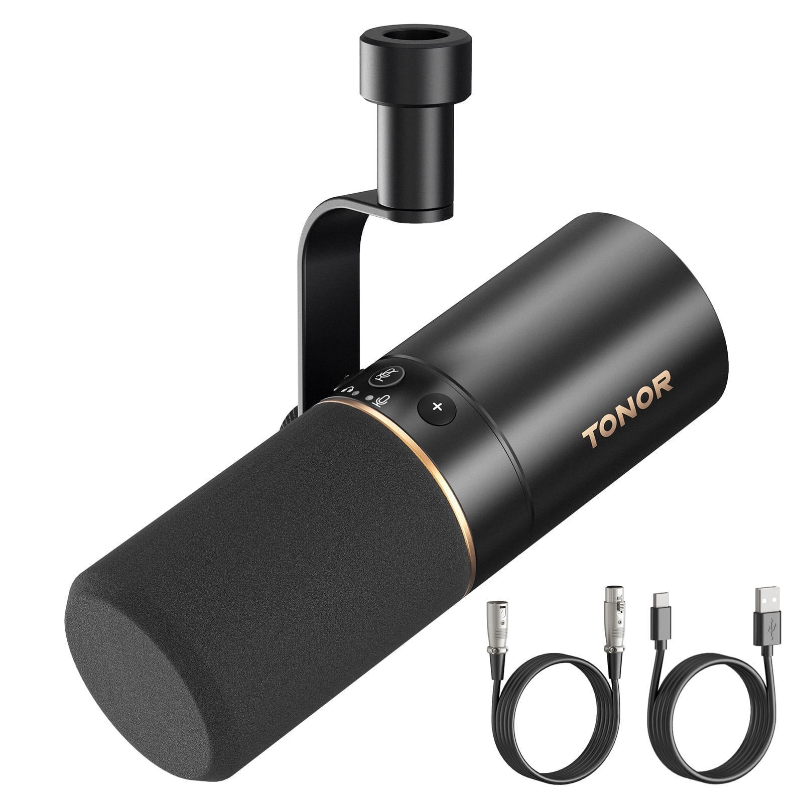 TONOR Dynamic Microphone, USB/XLR PC Microphone for Podcast, Recording, Live Streaming Gaming, TD510