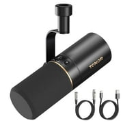 TONOR Dynamic Microphone, USB/XLR PC Microphone for Podcast, Recording, Live Streaming Gaming, TD510