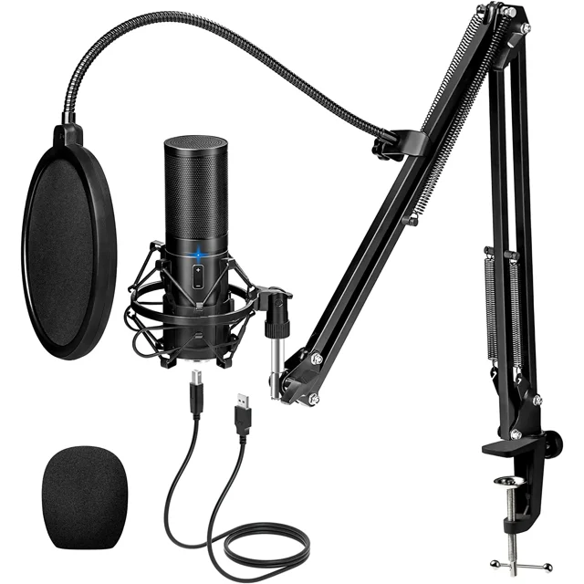 TONOR USB Gaming Microphone Kit, PC Streaming Mic for PS4/5/Discord