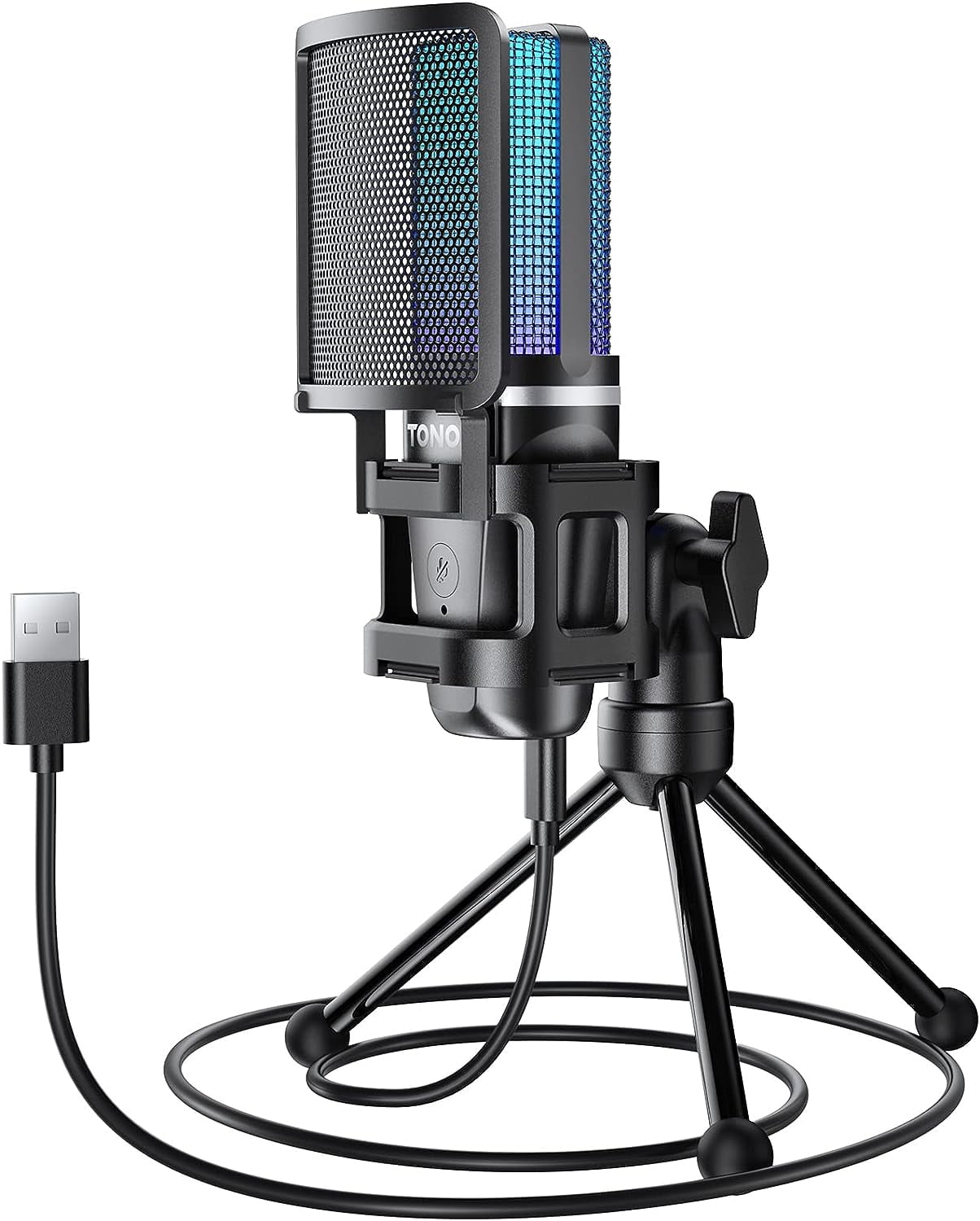 TONOR USB Microphone Computer Gaming Condenser Mic, NoiseCanceling