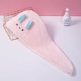 thumbnail image 1 of TONY & AVA Microfiber Hair Towel Wrap - Quick Drying, Anti-Frizz, Turban Towel for Thick, Long & Curly Hairs, Travel Hair Towels, Bathroom Essential for Women, Men & Kids -Pink, 1 of 3