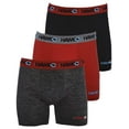thumbnail image 1 of TONY HAWK Mens Performance Underwear - 3-Pack Stretch Performance Boxer Briefs Training Breathable Athletic Fit No Fly, 1 of 1