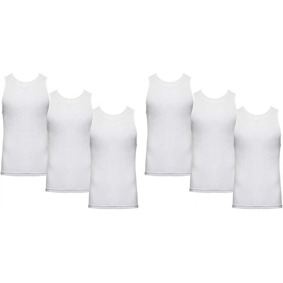 TONY HAWK Toddler Boys White A-Shirt 6-Pack - Sizes 2T,3T,4T