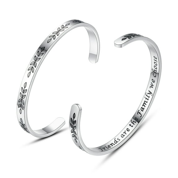 TONY & SANDY Friendship Gifts for Women Friends are the Family We Choose Bracelets Long Distance Relationship Friendship Jewelry Gift for Best Friends BFF Bestie Birthday Christmas Gifts for Friend