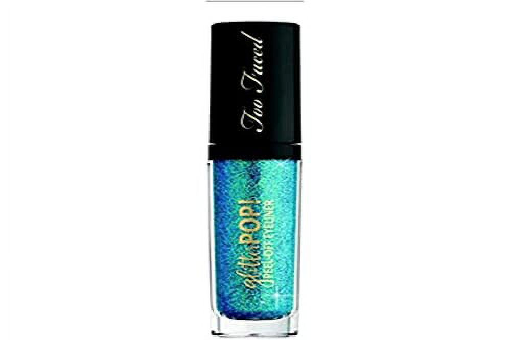 TOO FACED Glitter POP! PeelOff Eyeliner I'm Half Mermaid teal with