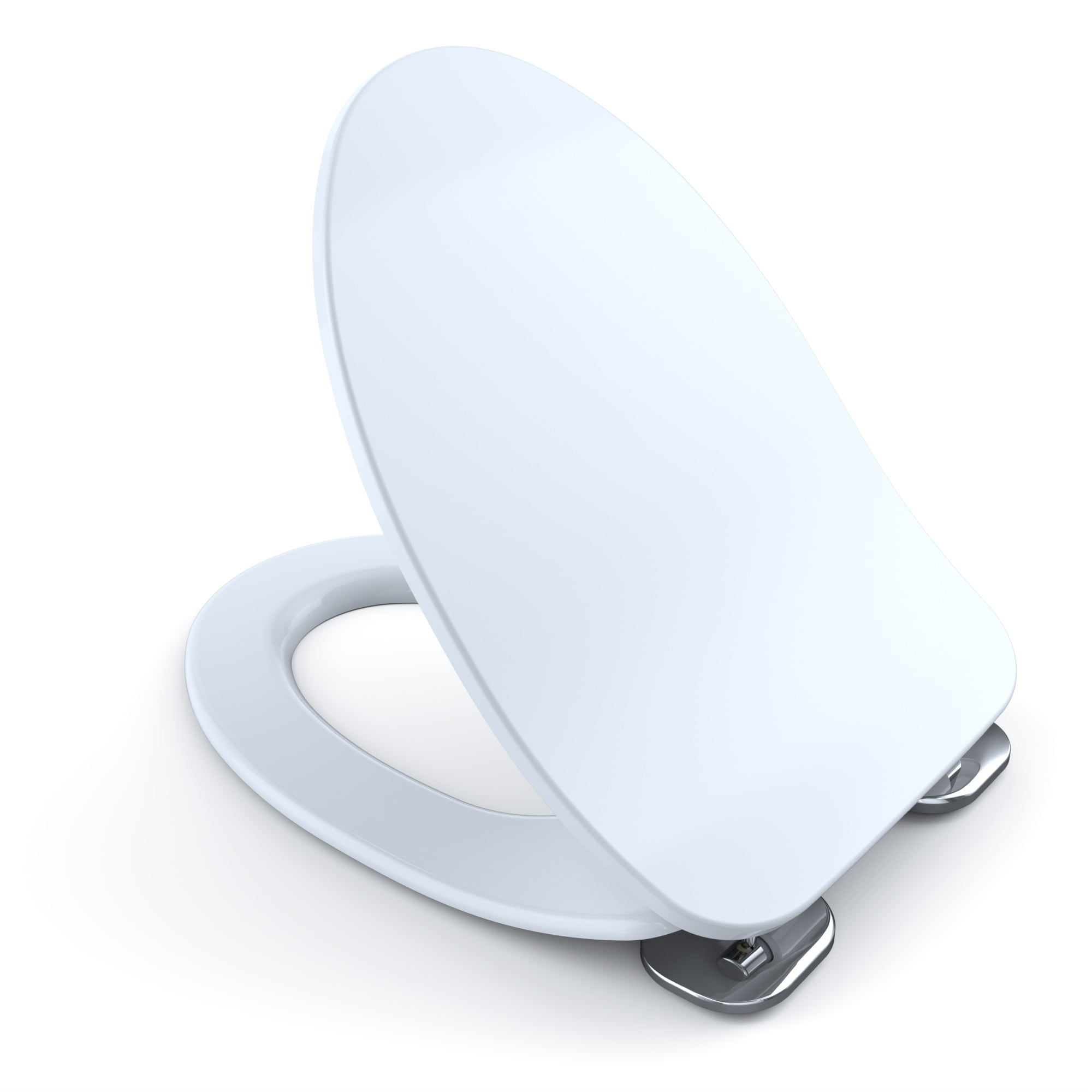 TOO SS234#01 SoftClose Elongated Closed Front Toilet Seat with Cover,Cotton