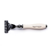 TOOBS Imit. Ivory Victorian Handle Mach3 Razors Triple Blade