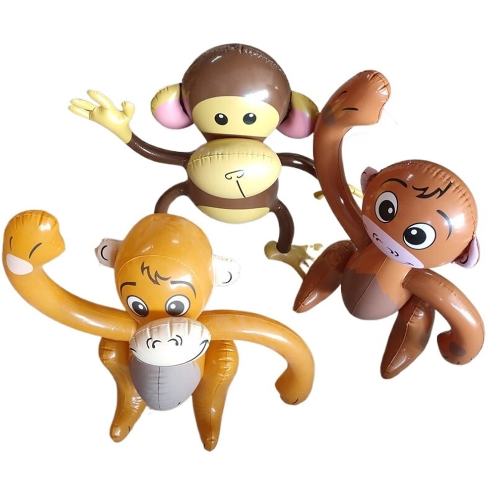 TOOCV PVC Inflatable Monkey Inflatable Animal Toy Children's Cartoon ...