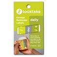 TOOKTAKE Daily Dosage Reminder Labels for Vitamins and Medication in