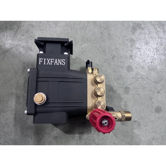 FIXFANS Horizontal Triplex Pressure Washer Pump, 3/4" Shaft Replacement Power Washer Pump 2600-3200 PSI, 2.4 GPM, Compatible with Simpson 90036 MSH3125 Honda GC190 GX200 GX160