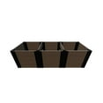 thumbnail image 1 of TOOL-FREE UPTOWN BROWN 2' X 6' X 22" RAISED GARDEN BED - 1" PROFILE, 1 of 1