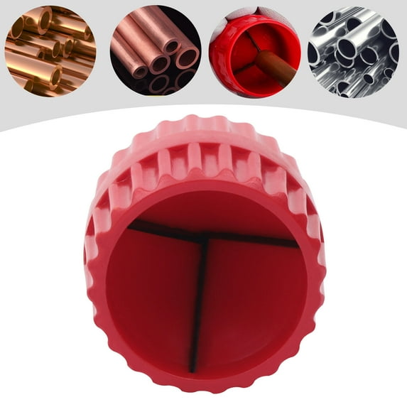 TOOL1SHOoo 1 Piece Inner-Outer Reamer Pipe and Tube Deburring Reamer Tubing Chamfer Tool