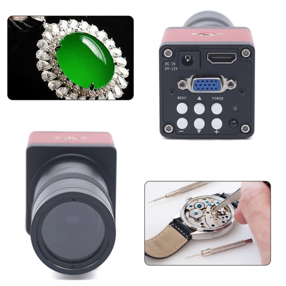 TOOL1SHOoo1080P HDMI Microscope Industrial Camera Digital Video Inspection Camera 60FPS US