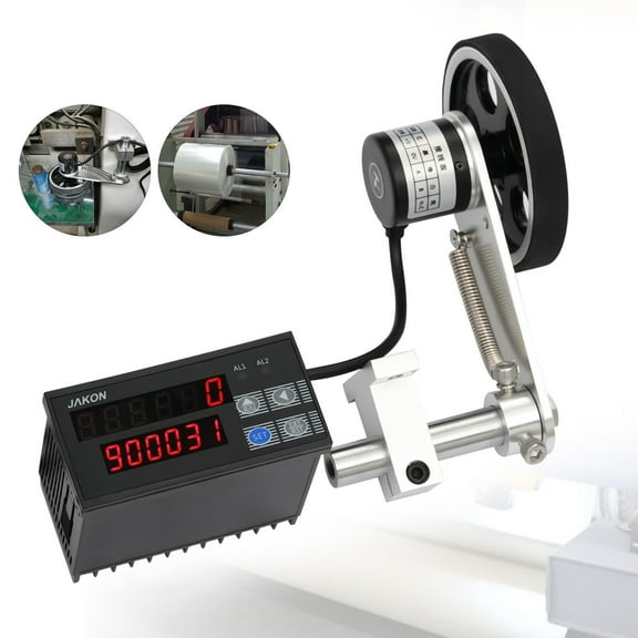 TOOL1SHOoo 110V Digital Length Meter Counter Mechanical Length Counter with Control Function