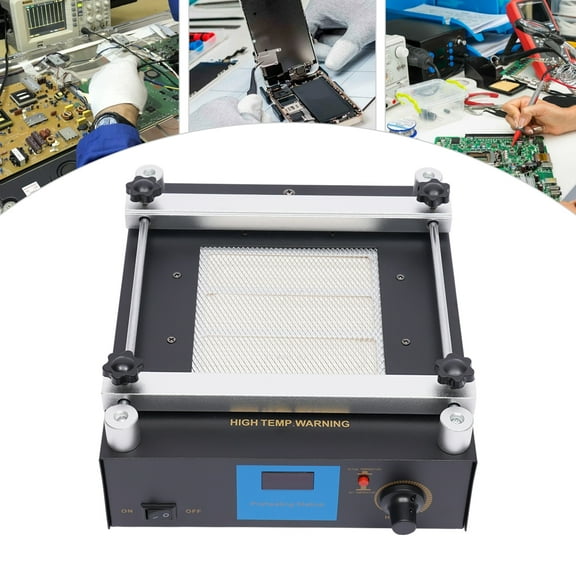TOOL1SHOoo 110V PCB Preheater Preheating Station BGA Rework Station Infrared Preheating Oven Station Digital display