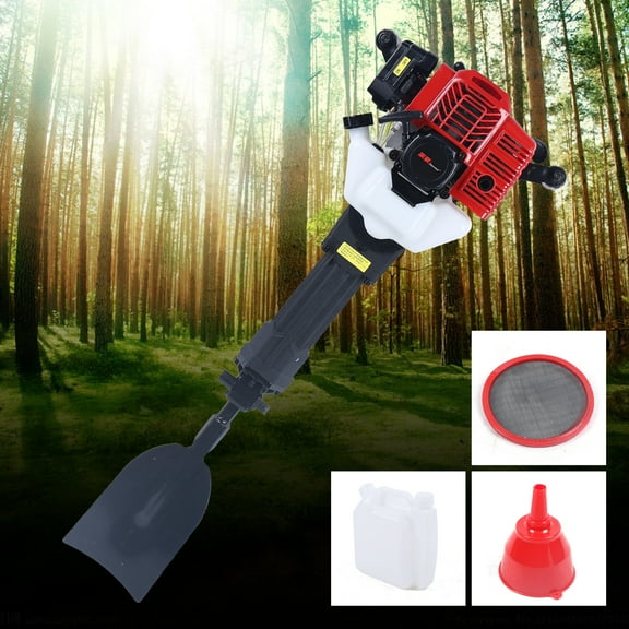 TOOL1SHOoo 2-Stroke 52CC Gasoline Excavator Shovel Tree Digger Rock Drilling Machine
