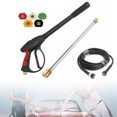 thumbnail image 1 of TOOL1SHOoo 2000PSI High Pressure Car Power Washer Spray Gun Wand Lance Nozzle Tips Hose Kit Washer Spray Gun Wand Nozzle Tip Kit, 1 of 8