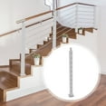 thumbnail image 1 of TOOL1SHOoo 36inch/42inch Stair Post, 304 Stainless Steel Handrail Railing Cable Railing Post, 1 of 10