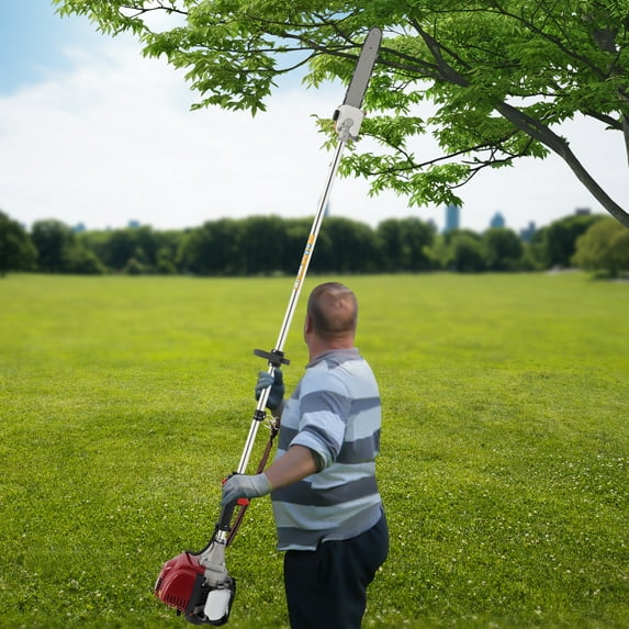 TOOL1SHOoo 42CC 4-Stroke Gas Powered Pole Saw Tree Pole Pruner Tree Trimmer New