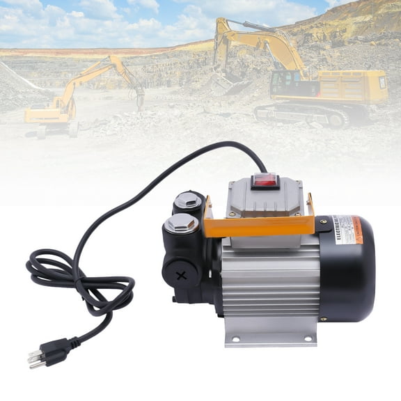 TOOL1SHOoo 550W Electric Fuel Transfer Pump 110V Self-Priming Electric Oil Pump Valve for Diesel & Kerosene