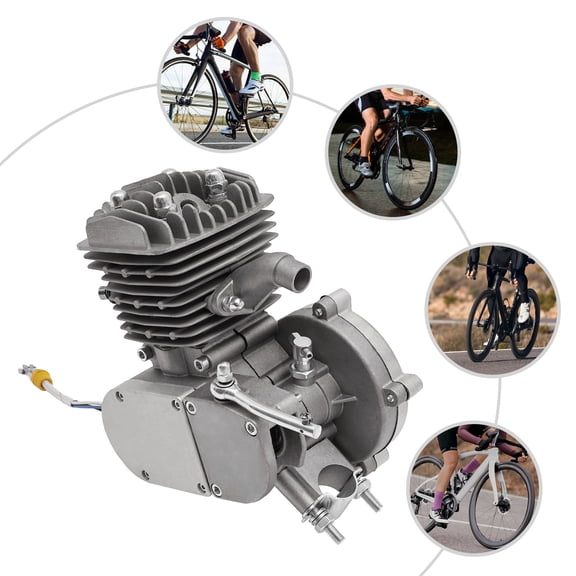 TOOL1SHOoo 80CC 2-Stroke Bicycle Stroke 38mm Bicycle Engine Kit Engine for Bicycles Pocket Cars