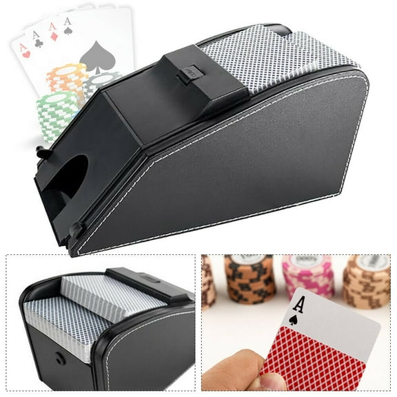 TOOL1SHOoo Automatic Card Shuffler Electric Poker Shuffling Machine For Bridge Poker Games