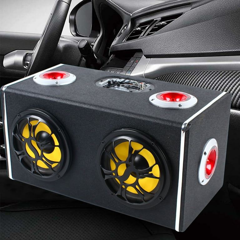 TOOL1SHOoo Bluetooth Car Subwoofer Mini Powered Bluetooth Speaker