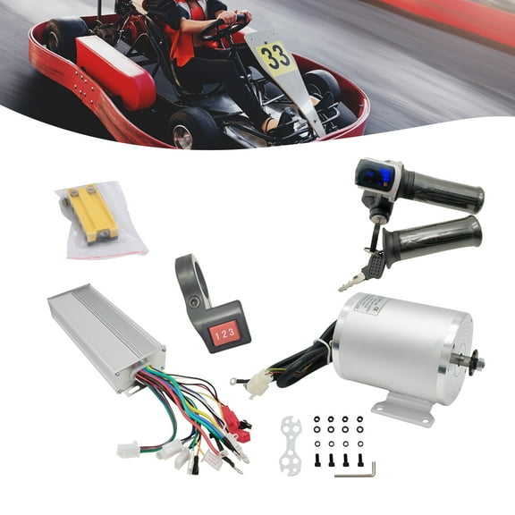 TOOL1SHOoo Electric Brushless Motor Complete Kit, 48V 2000W 4300RPM High Speed Motor