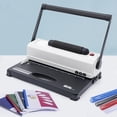 thumbnail image 1 of TOOL1SHOoo Electric Coil Inserter Manual Coil Punch & Binding Machine Pitch - Professionally Bind Presentations and Documents Strong and Durable Machine, 1 of 10