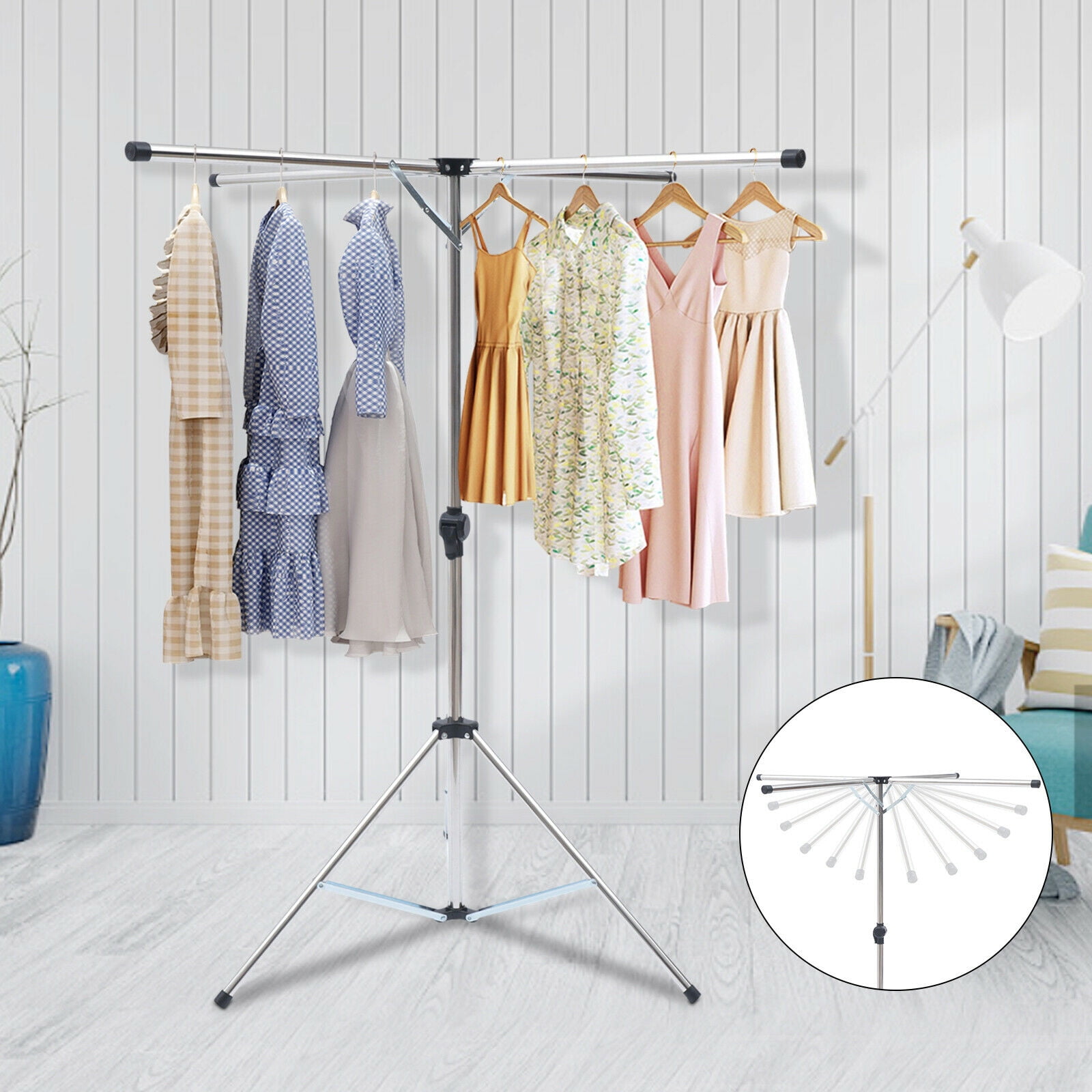 Drying Racks in Laundry Storage Organization Black Walmart