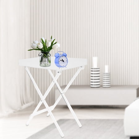 TOOL1SHOoo Folding Table Acrylic Transparent Table Snack Laptop End Side Table Furniture