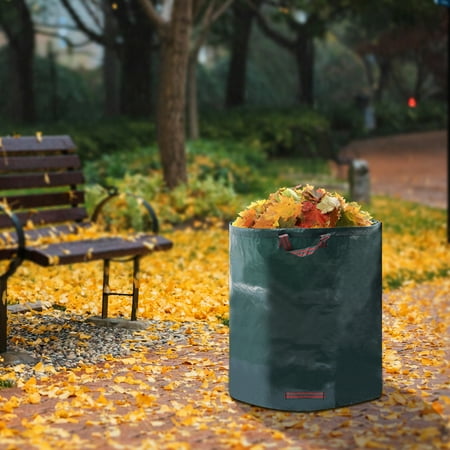 TOOL1SHOoo Garden Garbage Bag PP Recyclable Bag Multi-functional Storage Bag for Patio, Yard, Trash Can(1/2/3Pcs )