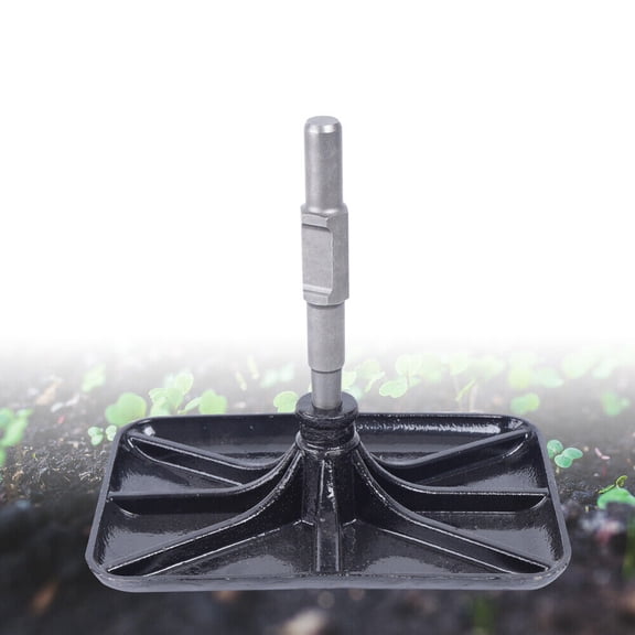 TOOL1SHOoo Hammer Compactor Jack Manganese Steel Tamping Crushing Plate