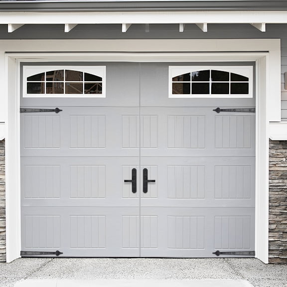 TOOL1SHOoo Magnetic Decorative Garage Door Hinges&Door Handle,4 Hinges, 2 Handles