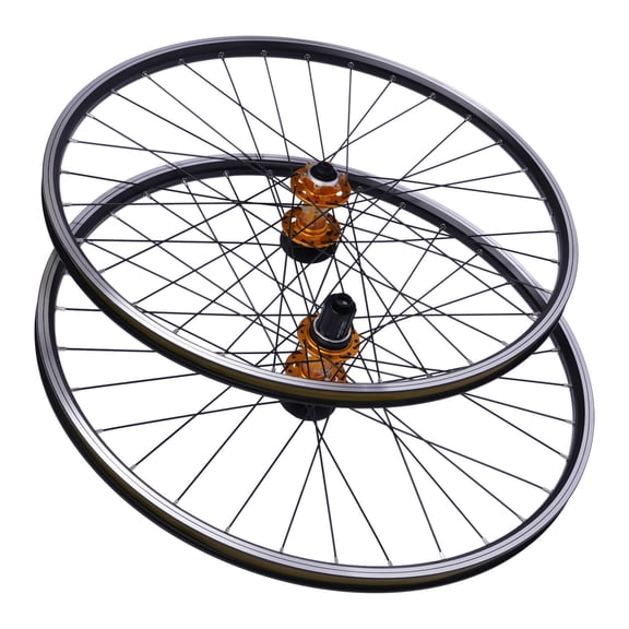 TOOL1SHOoo Mountain Bike Wheelset 29 Inch, Aluminum Alloy Rim Disc Brake MTB Wheelset, Quick Release Front Rear Wheels Black Bike Wheels