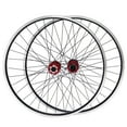 thumbnail image 1 of TOOL1SHOoo Mountain Bike Wheelset 29 Inch, Aluminum Alloy Rim Disc Brake MTB Wheelset, Quick Release Front Rear Wheels Black Bike Wheels, 1 of 13