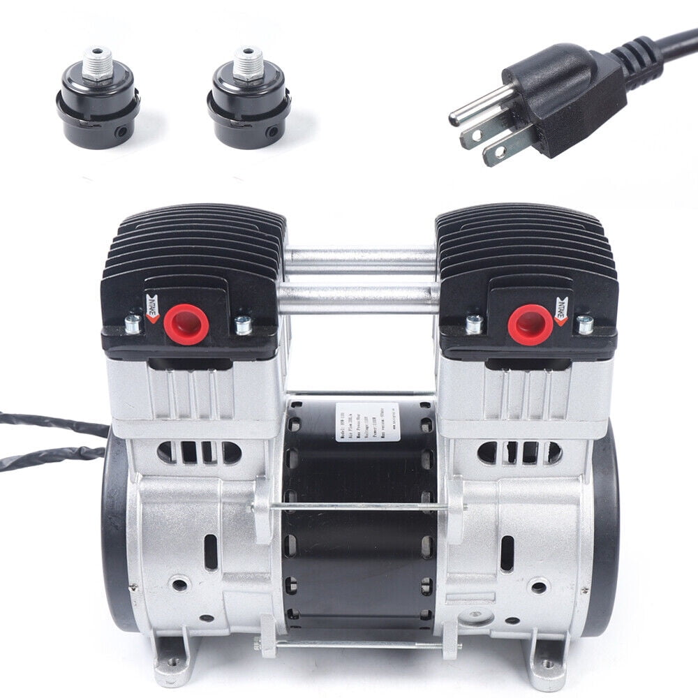 TOOL1SHOoo Oil-free Vacuum Pump Air Diaphragm Pump Air Compressor Silent Pump 110V 1100W
