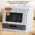 thumbnail image 1 of TOOL1SHOoo Portable Countertop Dishwasher with Large Capacity Air Dry Function 3 Washing Programs, 1 of 11