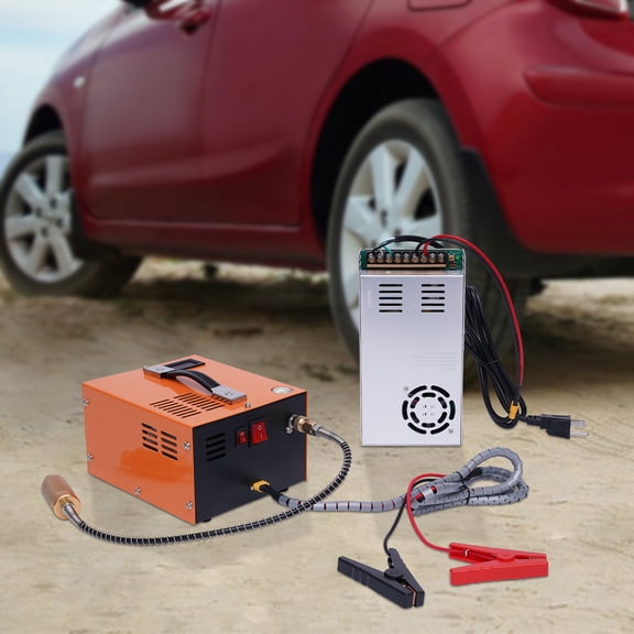 TOOL1SHOoo Portable High Pressure Air Compressor 30mpa 4500psi LCD display (Orange)